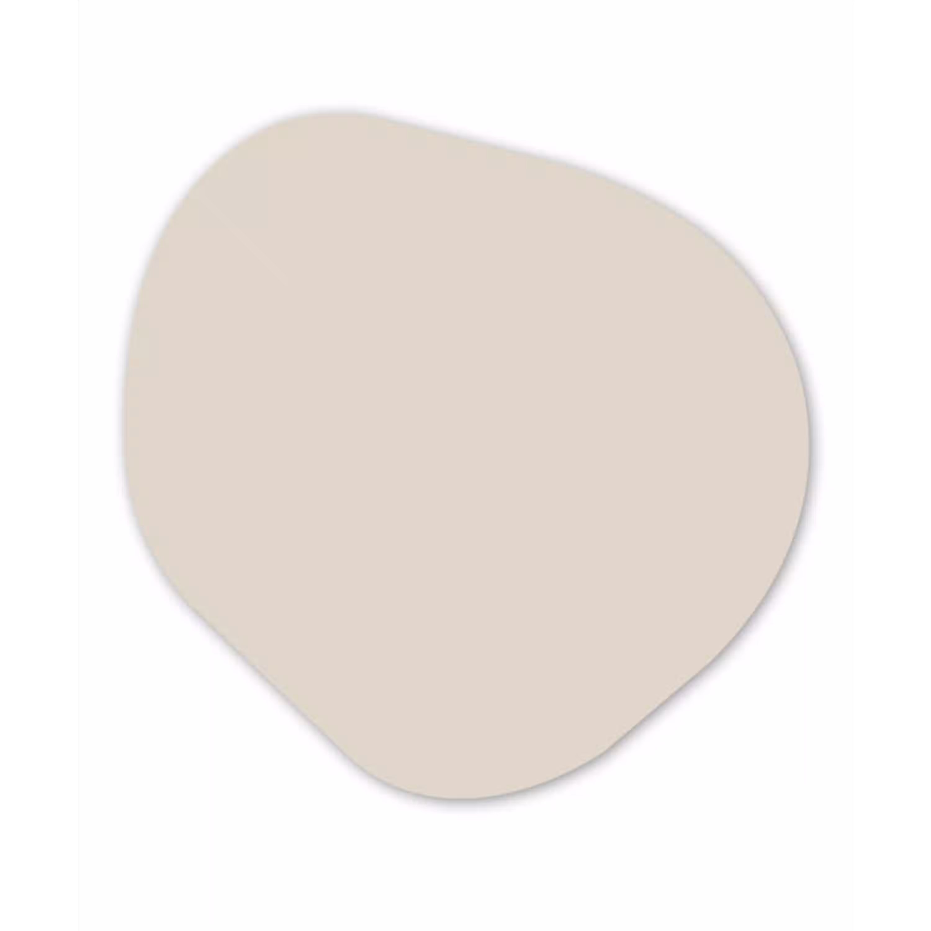 Fresh - Linen - Nude Wandcirkel Organisch Forex 3mm klein 629 -3d