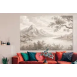 Landschap - Bergen - Meer - Natuur forex 5mm xxl -woonkamer