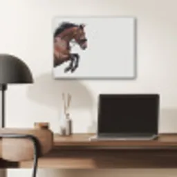 Paard - Springen - Modern PET vilt klein -sfeer5