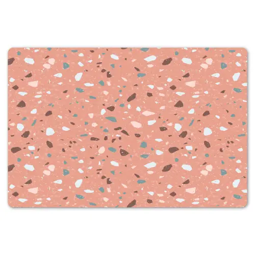 Terrazzo -  Patroon - Kleurrijk - Roze - Blauw Placemat vinyl groot 368 -zzsfeer1_Kitchenyeah-website
