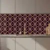 Symmetrisch - Tegel - Burgundy keuken achterwand 2 middel 871 zz_3dshopping