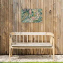Patroon - Kleurrijk - Sierlijk - Groen Tuinposter op houten frame 2 cm dik klein -sfeer4