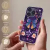 Sierlijk - Bloemen - Vlinder - Paars Telefoonhoesje iPhone 17 Pro klein -sfeer3_NL