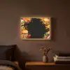 Fastfood - Graffiti - Hamburger - Eten - Modern Light Box met batterij (Wandlamp) middel -sfeer4