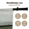 Grijs - Berg - Paarden Wandkleed katoen klein -sfeer2
