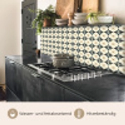 Sierlijk - Ornament - Blauw keuken achterwand 2 middel 871 -usp_DE