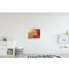 Glazen - Bloem - Zonlicht textielposter latten blank klein -kinderkamer