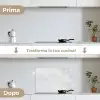 Marmer - Textuur - Grijs - Marmerlook keuken achterwand spatscherm klein -voor_na_IT