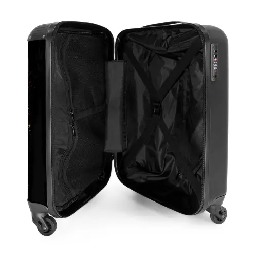 Skateboard met graffiti NBS - Handbagage koffer - Kinderen Unisex middel -binnenkant