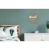 Spreuken - Geniet meer niet - Zomer - Tekst - Genieten Wandcirkel aluminium klein -slaapkamer