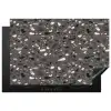 Terrazzo -  Patroon - Grijs Inductie beschermer vinyl 3mm klein 276 -3d