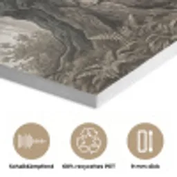 Natuur - Bos - Eik PET vilt klein -closeup_DE