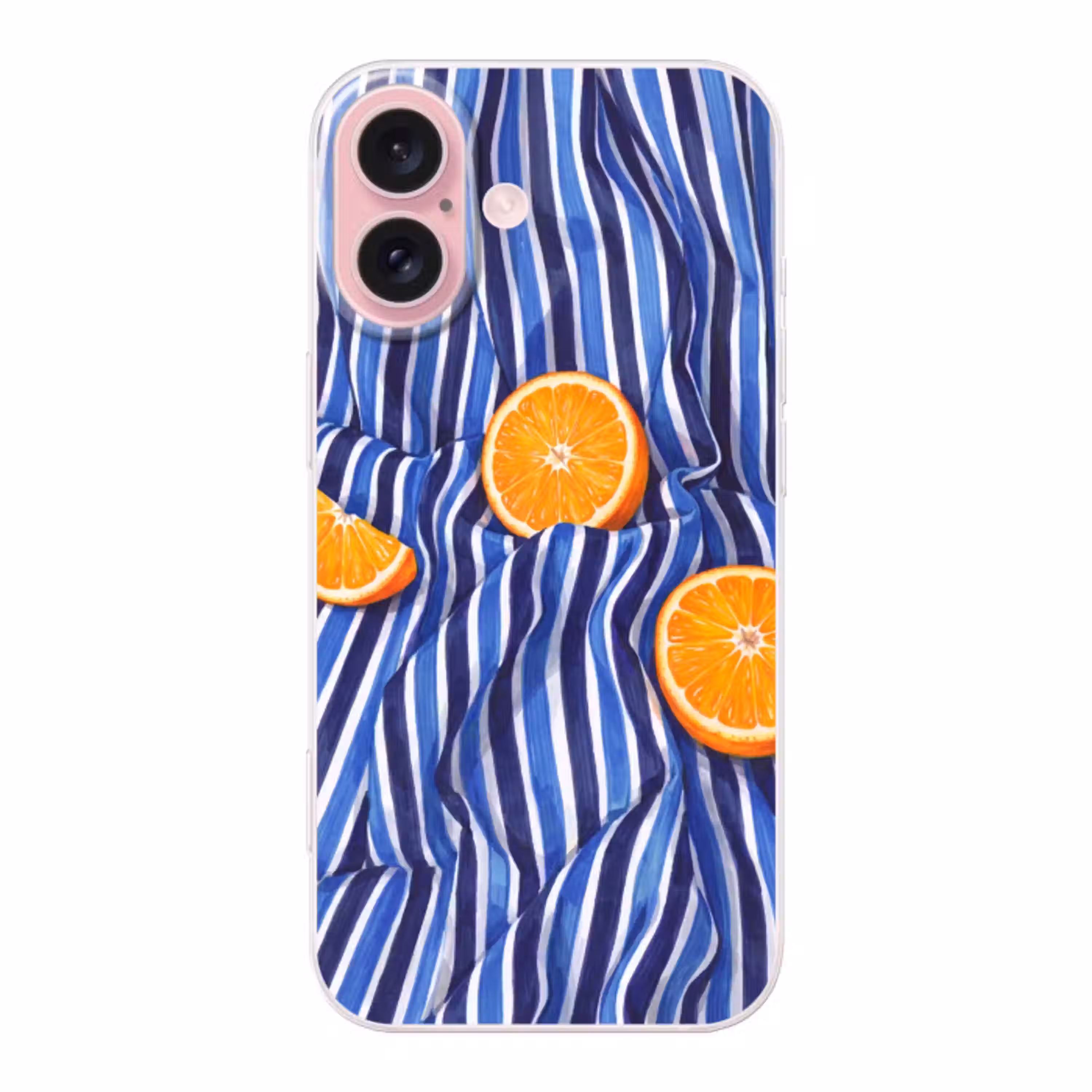 Eten - Fruit - Oranje Apple iPhone 16 klein -3d