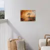 Boom - Landschap - Oranje tuinposter los doek klein -sfeer8