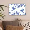 Modern - Vogels - Delfts - Blauw canvas 2cm klein -sfeer1