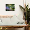 Hortensia- Park - Pad tuinposter los doek klein -sfeer7