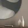 Modern - Vrouw - Hoed Akoestische PET Vilt - Rond klein -sfeer5_closeup