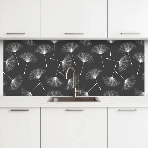 Design - Paardenbloem - Plant keuken achterwand 2 middel 871 -3d
