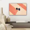 Zonnebril - Schaduw - Oranje - Minimalistisch canvas 2cm klein -sfeer6