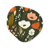 Bloemen - Illustratie - Groen Wandcirkel Organisch Forex 3mm klein -3d
