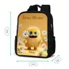 Monster - Wezen - Bloem - Geel Rugzak - Zwart middel -productfoto_formaten