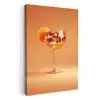 Drank - Oranje - Glitter - Disco KitchenYeah - Keuken - Canvas klein -3d