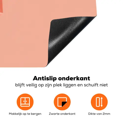 Waterijsje - Pasteltinten - Minimalistisch Inductie beschermer vinyl 3mm klein -zzzzzzz-td-onderkant