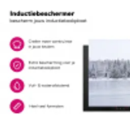 Meer - Dennen - IJs - Winter - Rustgevend Inductie beschermer vinyl 3mm klein -wsfeer2_website