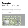 Zebra - Motief - Groen Muismat XXL klein 681 -sfeer5