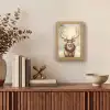 Kerst - Rendier - Winter - Krans Light Box met kabel (Tafellamp) klein -sfeer2