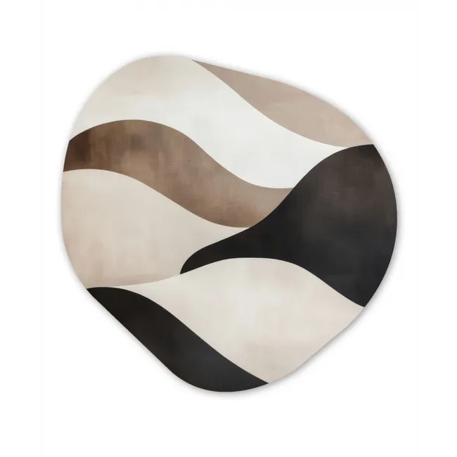Organisch schilderij forex - Golven - Abstract - Beige