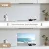 Zee - Koffiekopjes - Zomers keuken achterwand spatscherm klein -voor_na_NL