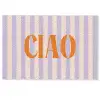 Ciao - Quote - Pastel - Strepen Deurmat klein -zkaufland3d