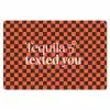 Tequila texted you - Glas - Vierkanten - Oranje Placemat vinyl groot -zzsfeer1_Kitchenyeah-website