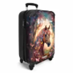 Vlindermerrie NBS - Handbagage koffer - Kinderen Unisex middel -productfoto_3d