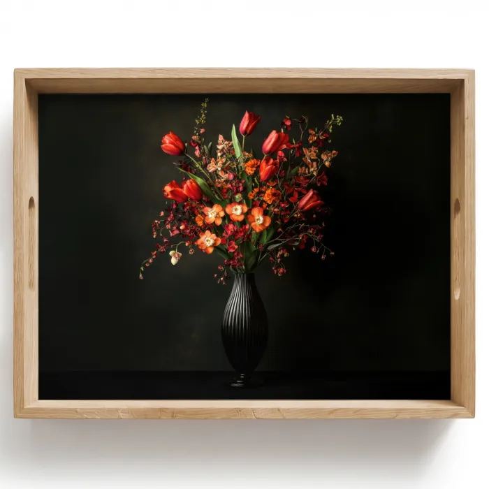 Bloemen - Takken - Boeket Dienblad Rechthoek middel -z3d_shopping