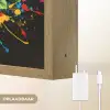 Spaghetti - Graffiti - Verf - Kleurrijk - Eten - Modern Light Box met batterij (Wandlamp) middel -USP_websiteoplaadbaarNL