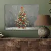 Kerstboom - Cadeaus - Rood - Goud PET vilt klein -sfeer2