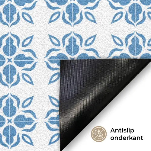 Zee - Sfeer - Blauw - Wit Deurmat klein 898 -antislip_NL