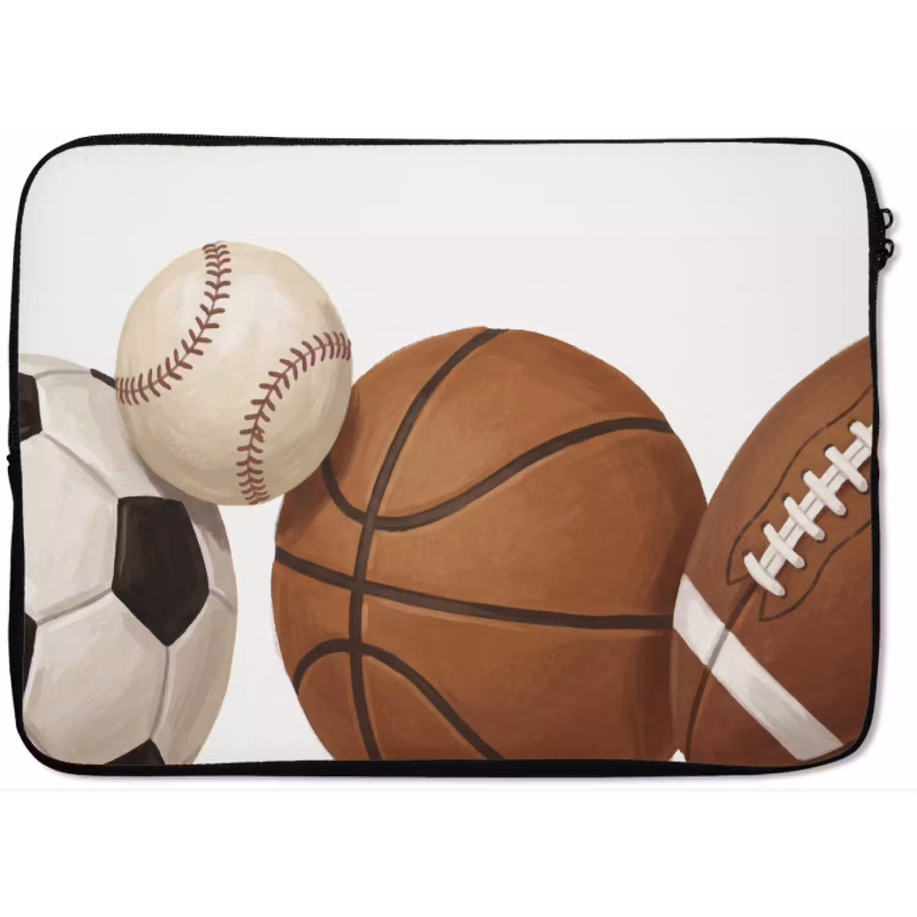 Sport - Ballen - Illustratie laptophoes neopreen klein -zkaufland3dotto