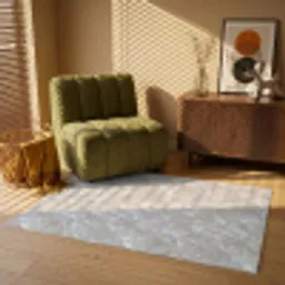 Parelmoerglans - Wit - Schelp Vloerkleed Rechthoek klein 1091 -atmosphere_sfeer1_global