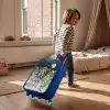Jungle in de maneschijn Kinderkoffer - Blauw klein -sfeer1