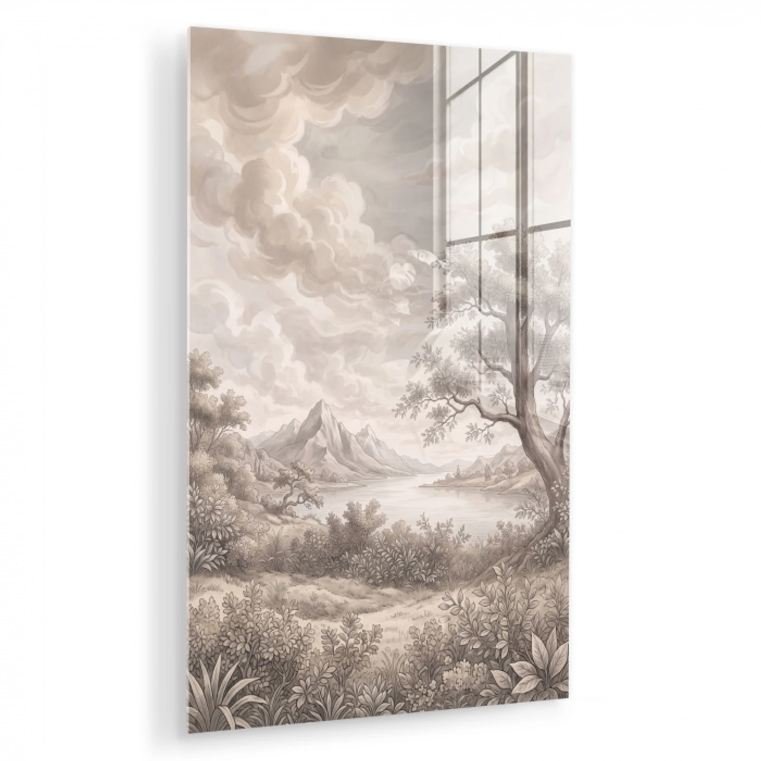 Landschap - Bergen - Meer - Natuur plexiglas 5mm klein -zzzproduct_nieuw