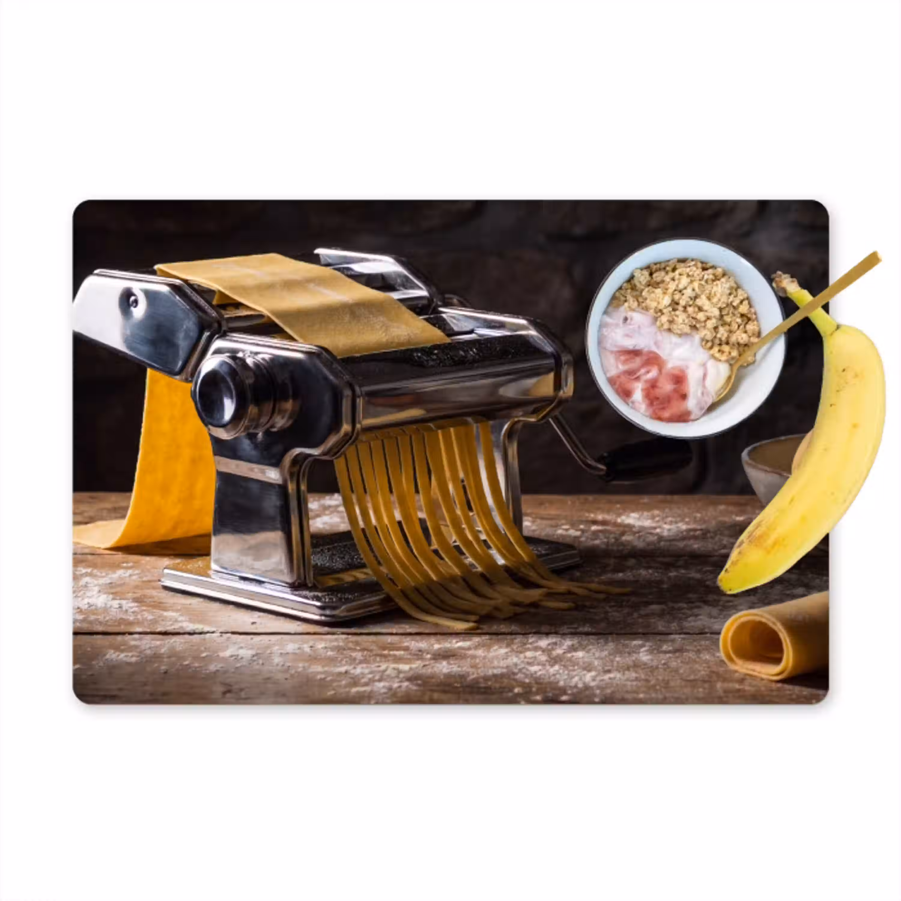 Pasta - Vers - Koken Placemat vinyl groot -zzzproduct_Kitchenyeah-website
