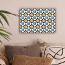 Klassiek - Geometrisch - Blauw canvas 2cm klein 34 -sfeer1
