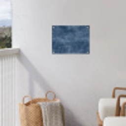 Linnen - Textuur - Patroon - Denim - Rustiek tuinposter los doek klein 239 -sfeer8