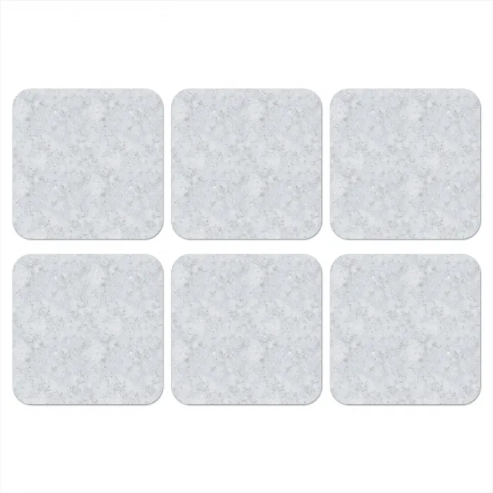 Grijs - Terrazzo-effect - Beton onderzetter kurk middel 366 -3d