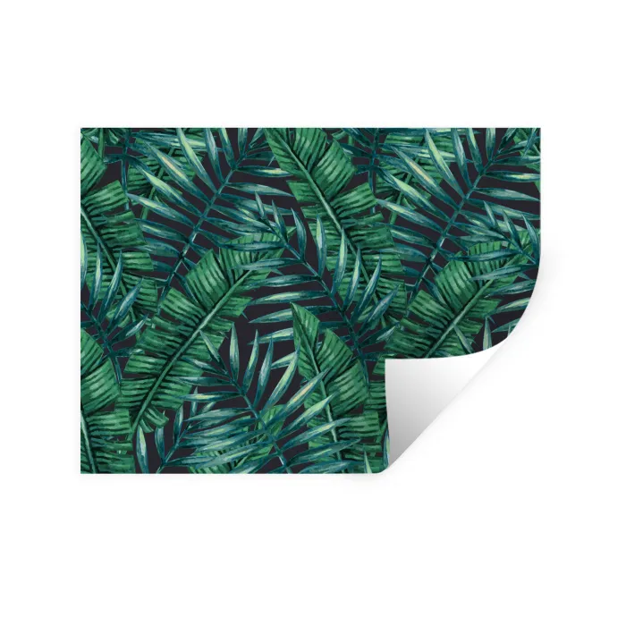 Jungle - Bladeren - Tropical Muursticker klein -3d