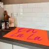 Oh la la - Oranje - Roze - Grafisch Inductie beschermer vinyl 3mm klein -sfeer3