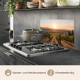 Wijngaard - Zonsondergang - Landschap keuken achterwand spatscherm klein -usp_DE